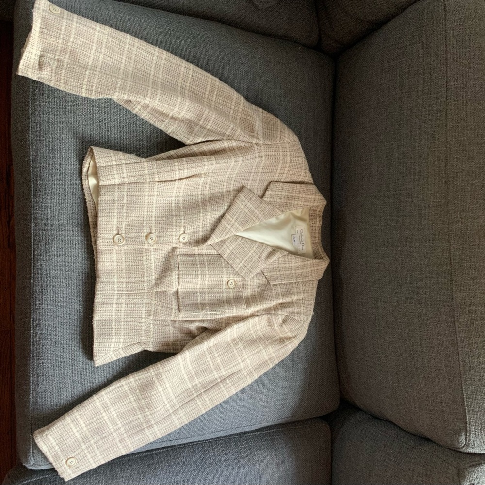 Vintage Christian Dior wool blazer.